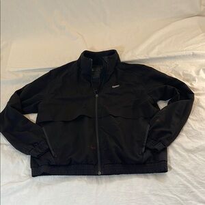 Figs Black Full Zip Scrub Jacket Small